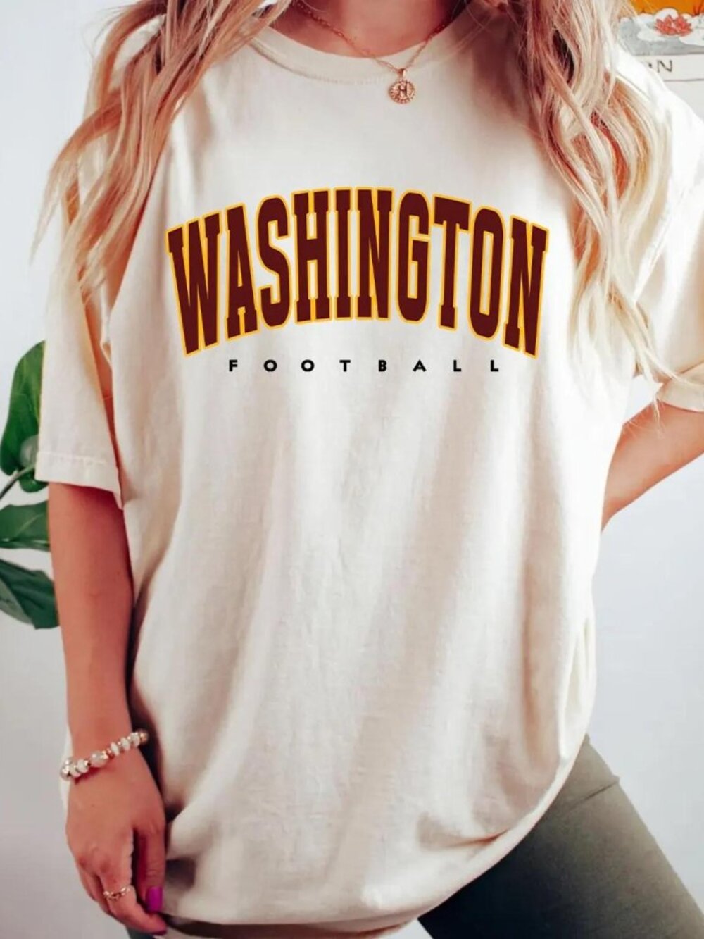 Washington Football Shirt, S Game Day Tee, Football Fan Gift